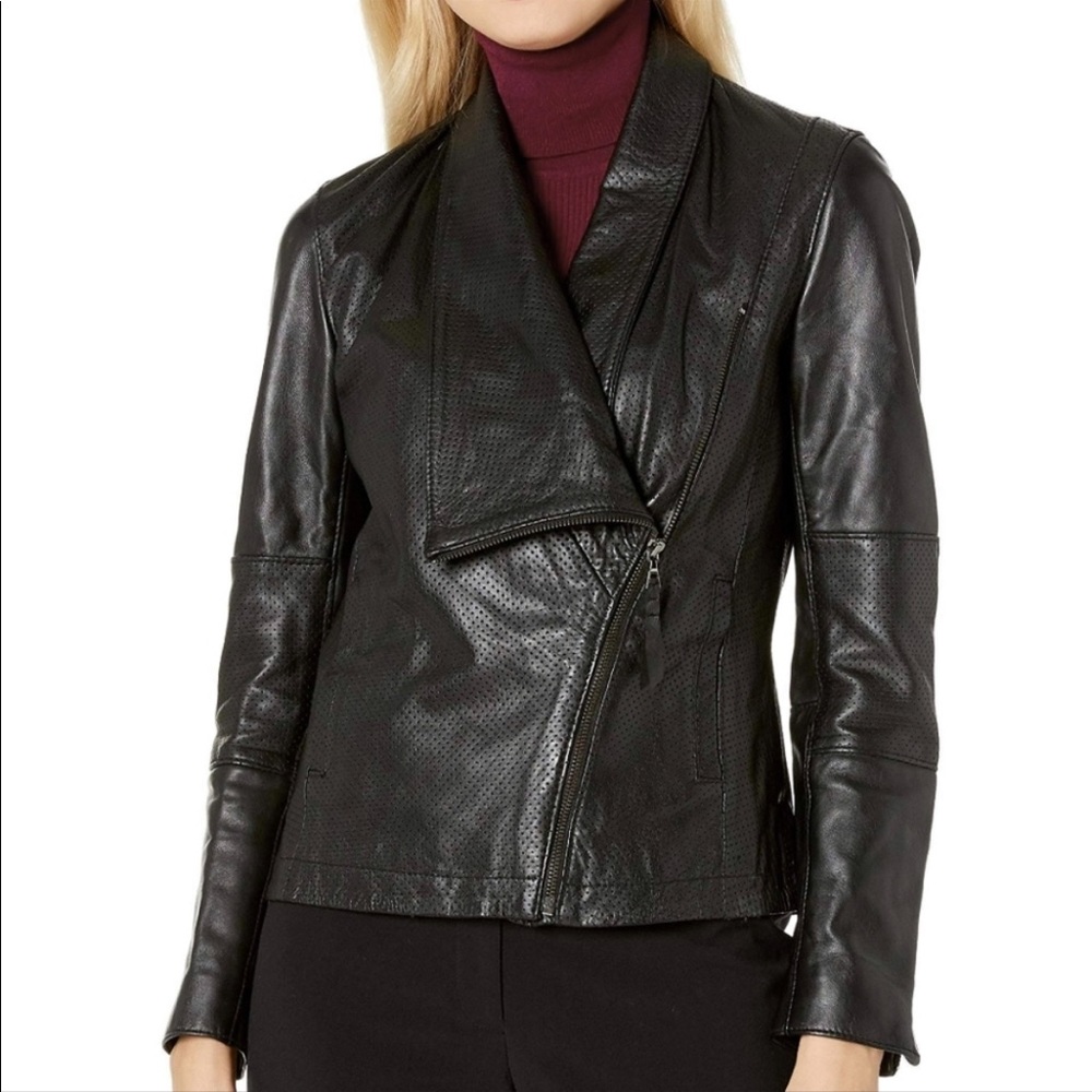 Anne Klein Leather Jacket (Real Leather!)